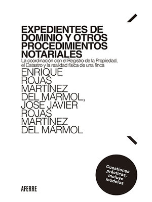 cover image of Expedientes de dominio y otros procedimientos notariales